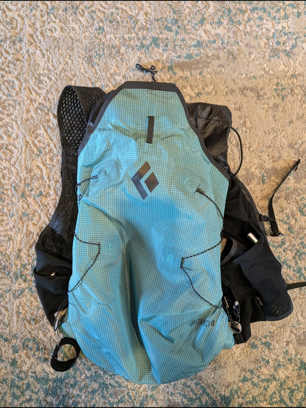 Black Diamond Teal and Black Trail Hydration Vest